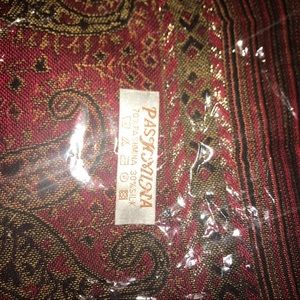 New beautiful colorful paisley pashmina scarf